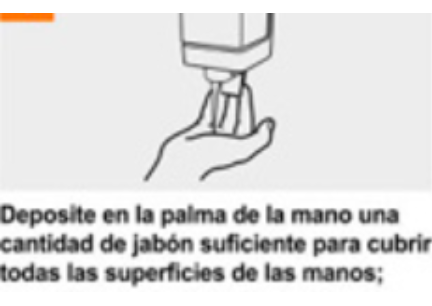 deposite la palma de la mano