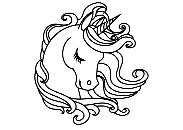 Unicornio melancólico. Le gusta la poesía, el amor, la belleza...