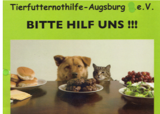 Tierfutternothilfe Augsburg e.V. - Futter für Hunde und Katzen sowie Tierarztkosten