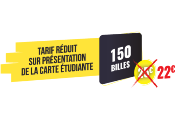 22 euros étudiant