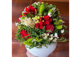 ikebana červená
