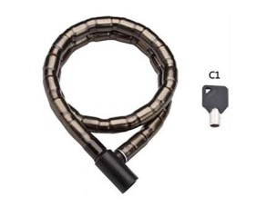Cable trenzado (recubierto) con llave circular
