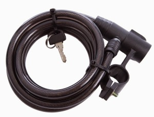 Cable trenzado con llave (forma espiralada)