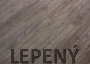 K lepení - BUKOMA DRYBACK 2 mm - dekor Dub Burbon Černý