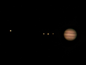 Júpiter y las lunas de Galileo