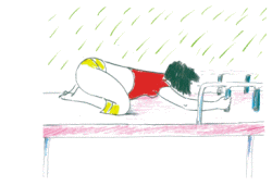 klęcząca