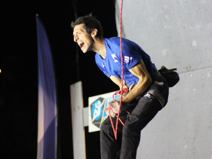 Romain Desgranges en Or à Briançon | © Nicolas Mattuzzi