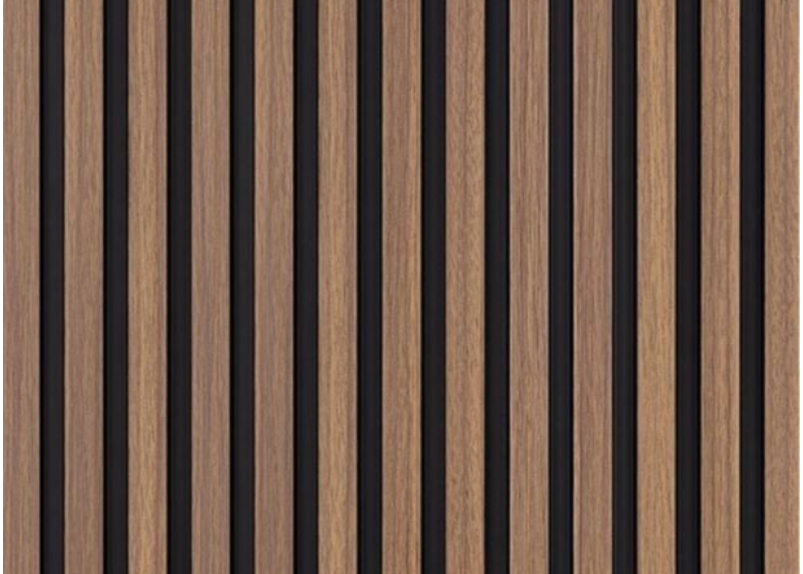 Lambrín de madera con fondo negro