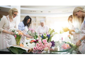 Atelier floral (composition à base de fleurs fraiches)