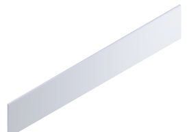 Opção 1
Portobello, Area White 
rodapé em porcelanato, formato 20 x 240 cm, cód. 496