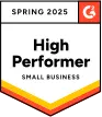 G2 High Performer Small Business Spring 2025 Germany