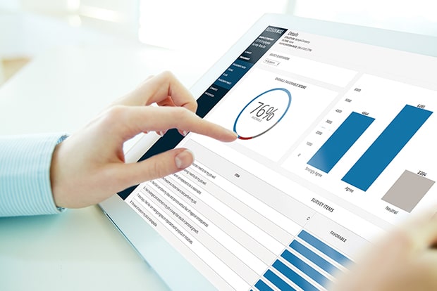 Ukážka automaticky vygenerovaného reportu s výsledkami online prieskumu