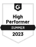 G2 High Performer Summer 2023