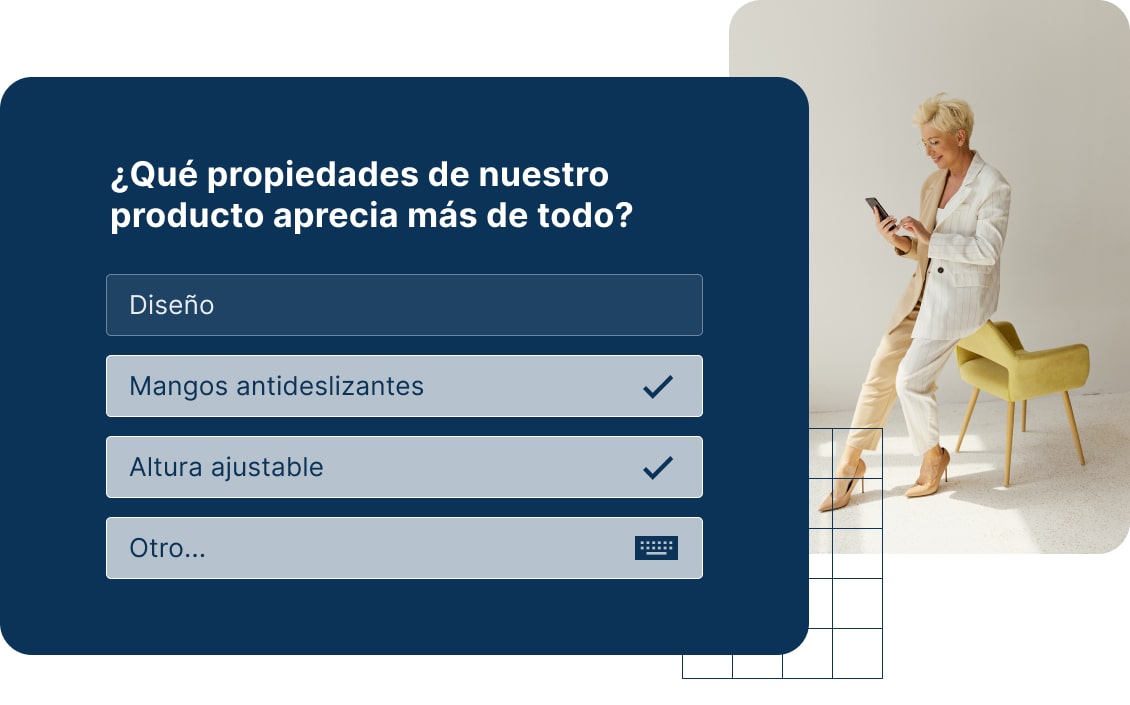 Elección múltiple con la opción 