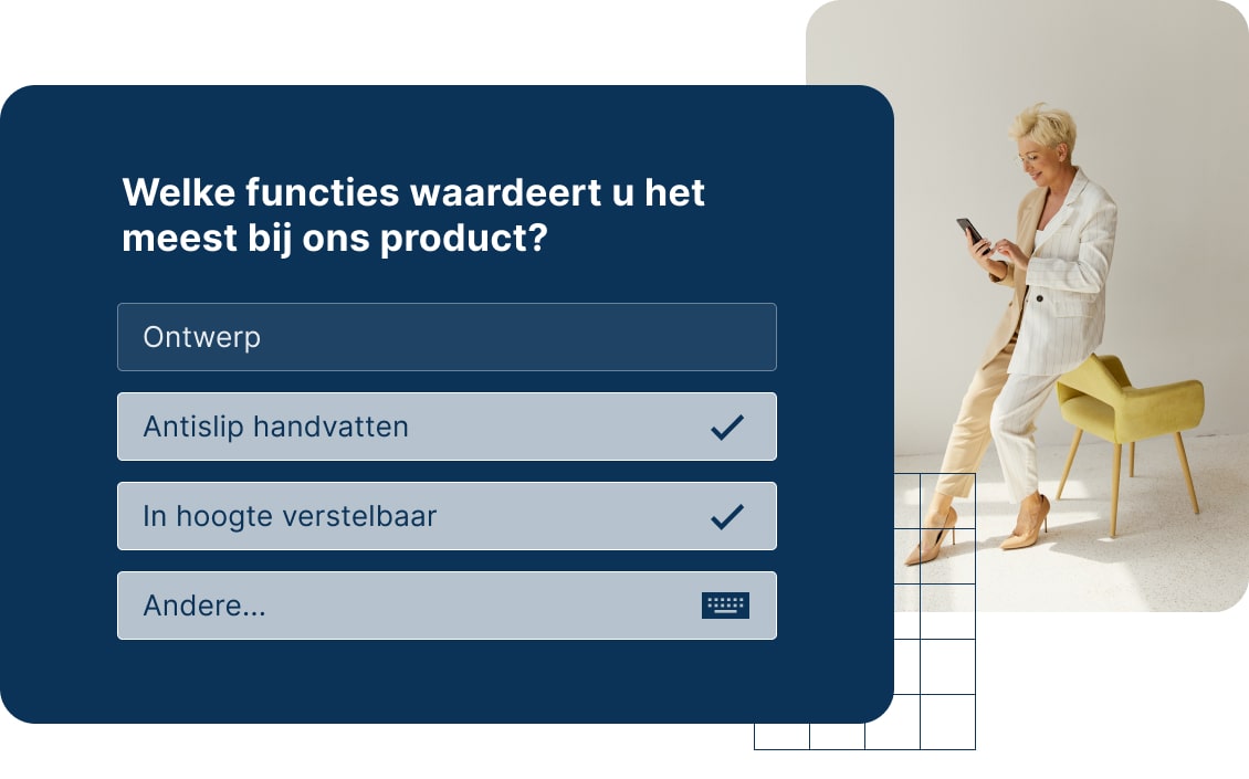 Meerkeuze met de optie 