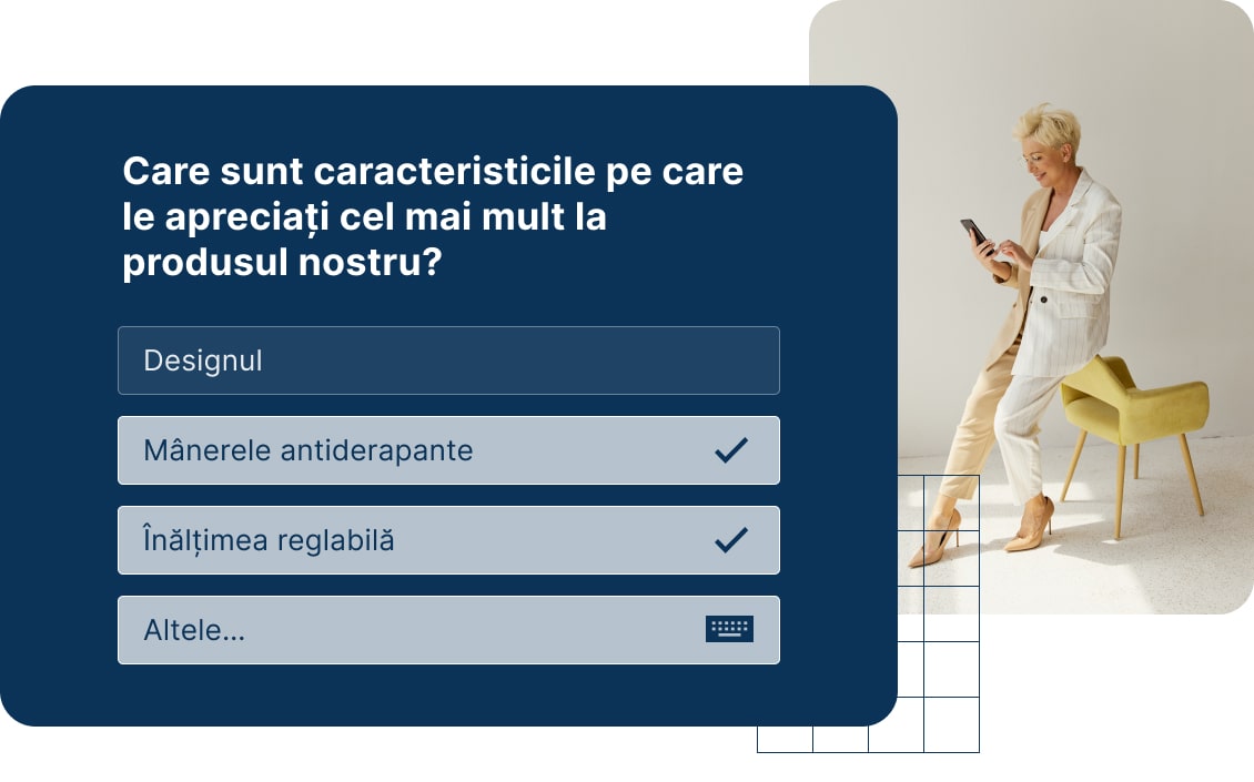 Răspunsuri multiple cu opțiunea 