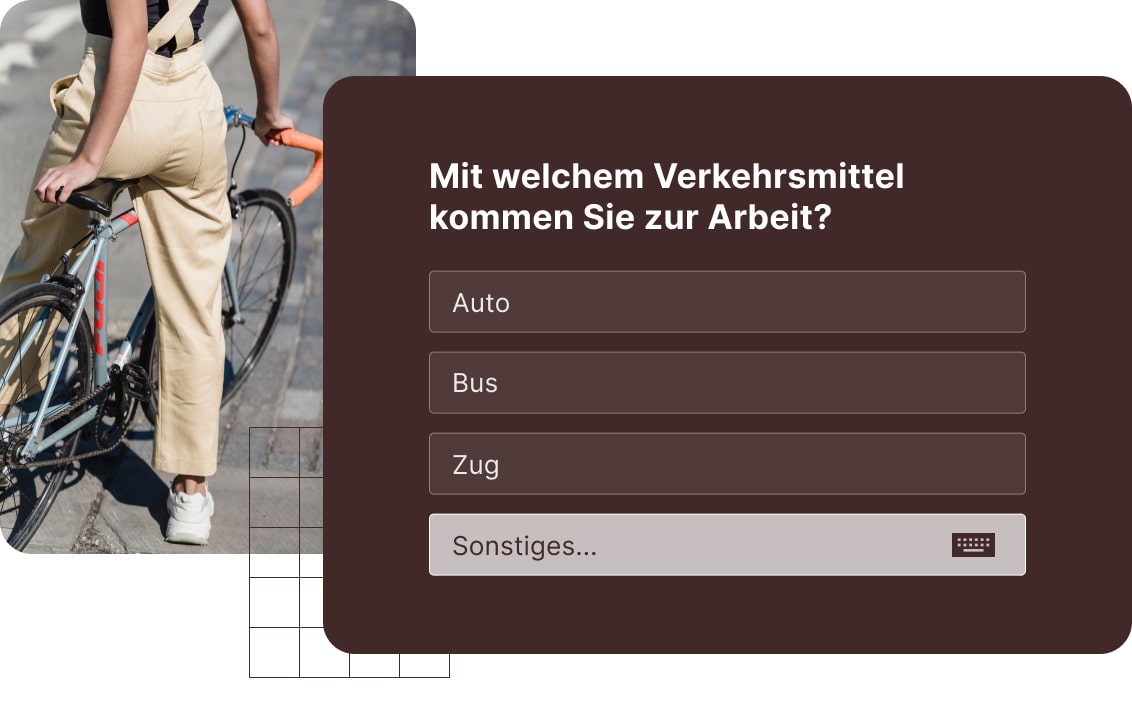 Einzelwahl mit der Option 