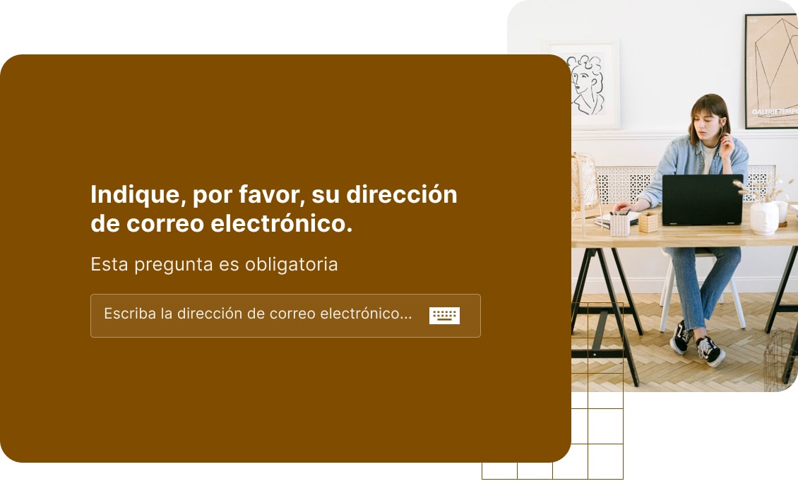 Pregunta de texto abierto - e-mail