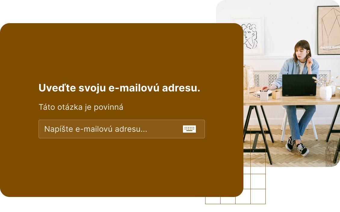 Otvorená textová otázka - e-mail