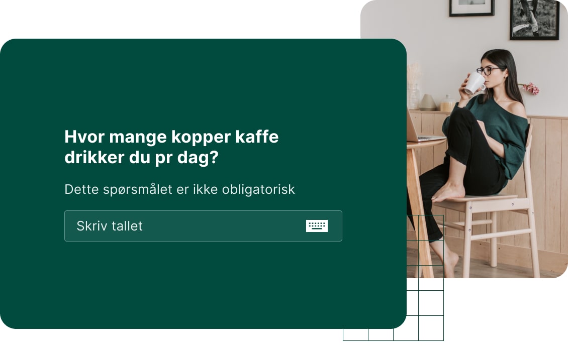 Åpnet tekstspørsmål - nummer