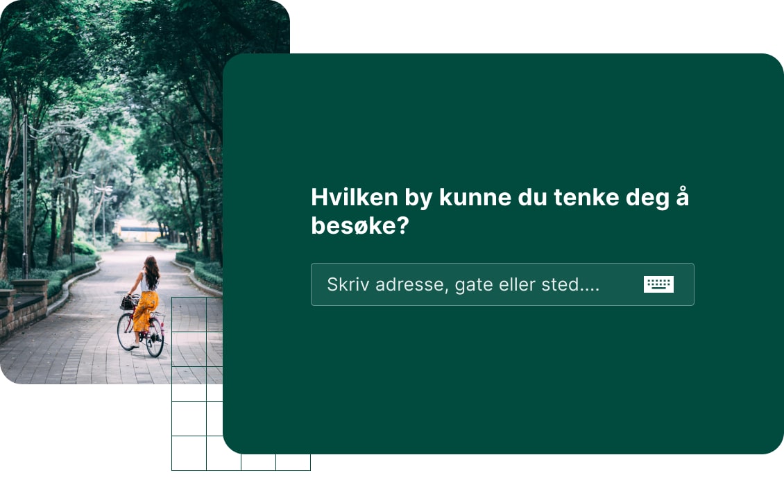 Åpnet tekstspørsmål - sted