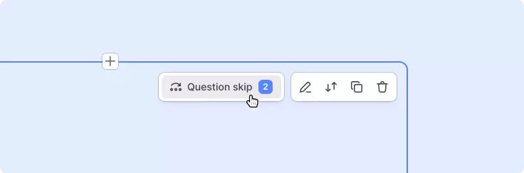 Nowy edytor do ustawiania przeskakiwania pytań w Survio.