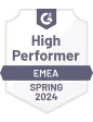 G2 High Performer EMEA Spring 2024