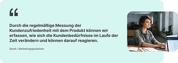 Eine Referenz von einer Marketingspezialistin
