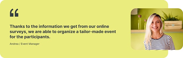 A reference from an event manager