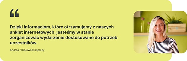 Referencje od kierownika imprezy