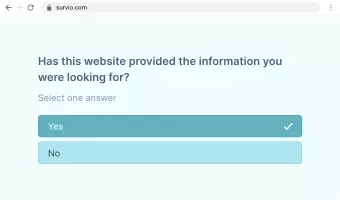 An example of a single-choice question