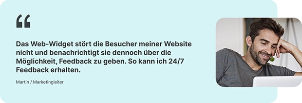 Eine Referenz von einem Marketingleiter