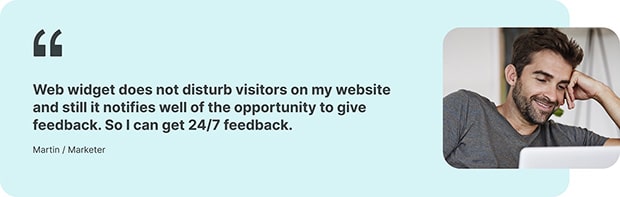 A reference by a marketing manager