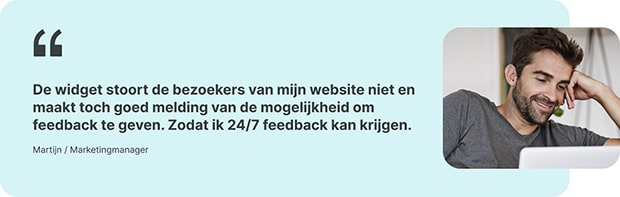 Een referentie van een marketingmanager