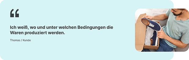 Eine Referenz zur Markenbekanntheit von einem Kunden