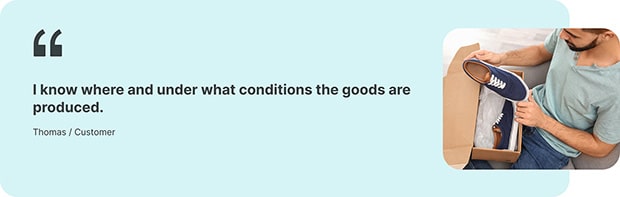 A reference on brand awareness from a customer