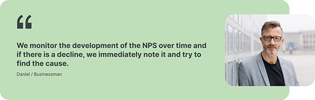 A reference from a businessman